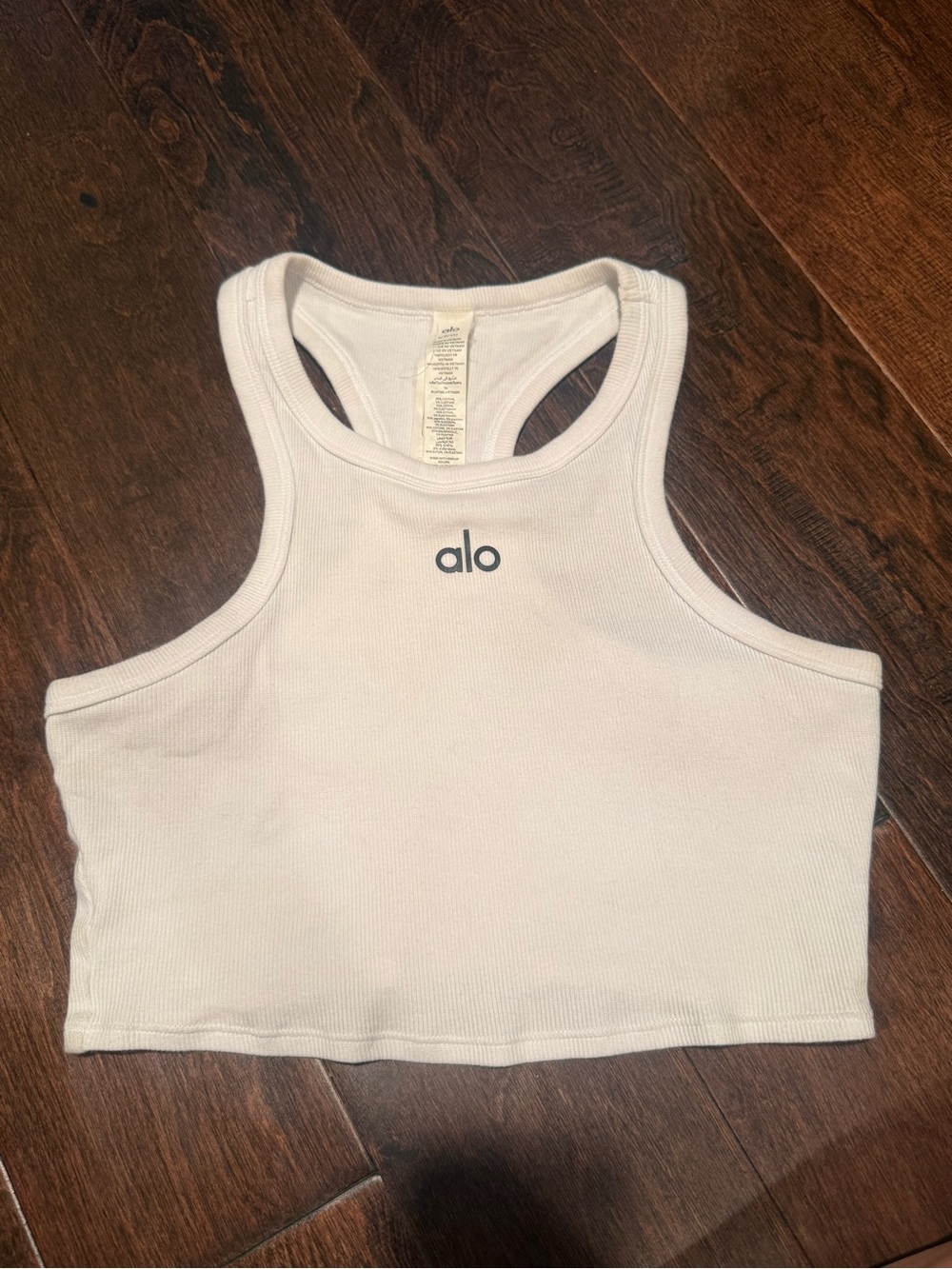 ALO Aspire Tank Top Small in White